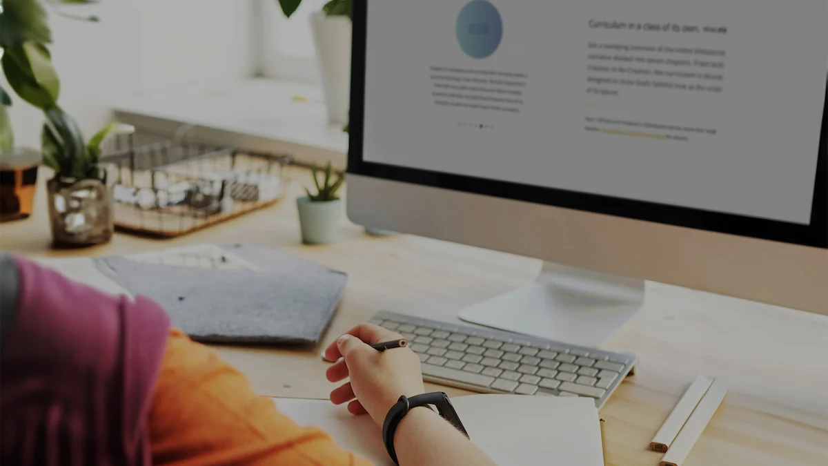 Person using laptop for ARISE Online